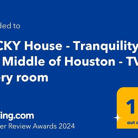 Lucky House - Tranquility In The Middle Of Houston - Tv In Every Room - 300 M2 Extérieur photo